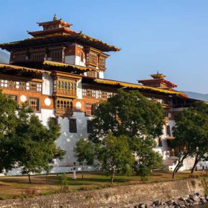 Punakha Dzong famous buddhism place in Bhutan