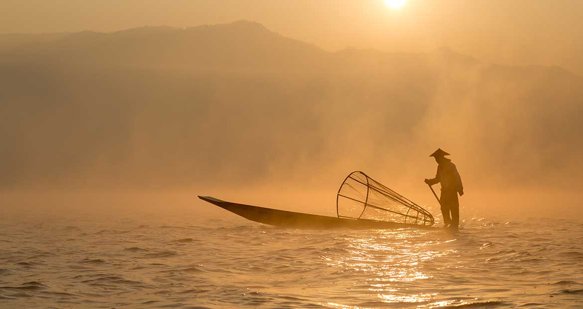 Rowers In Myanmar