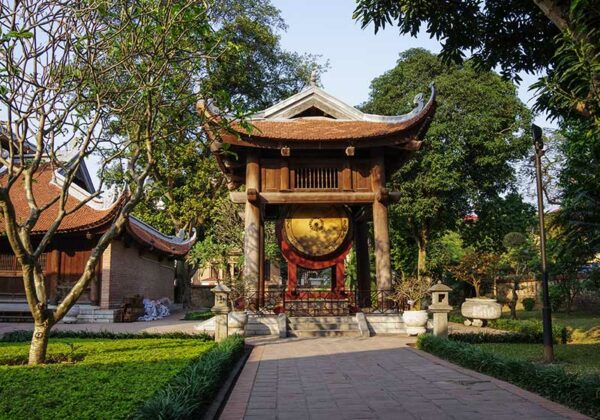 Vietnam The Temple of Literature in Hanoi